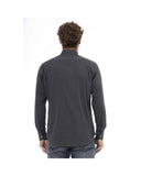 Baldinini Trend Men's Gray Cotton Shirt - 44 IT