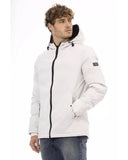 Baldinini Trend Men's White Polyester Jacket - 3XL