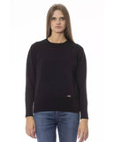 Baldinini Trend Women's Black Wool Sweater - 42 IT