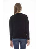 Baldinini Trend Women's Black Wool Sweater - 42 IT