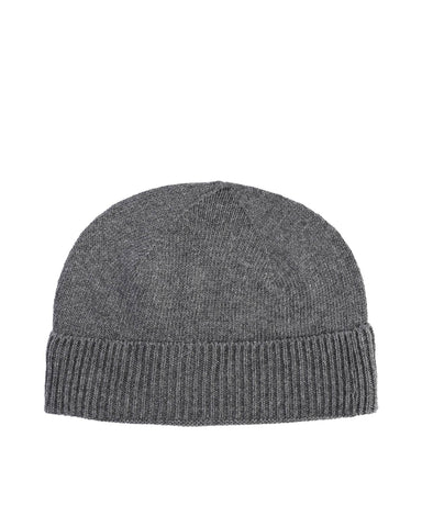 Crown of Edinburgh Cashmere Women's Cashmere Womens Classic Beanie in Grey - One Size