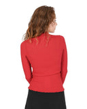 Hugo Boss Women's Red Viscose Blend Sweater in Red - S
