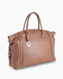 V Italia by Versace Genuine Leather Handbag Brown - One Size