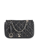 V Italia by VERSACE Chain Bag Black Leather - One Size