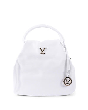 V Italia by Versace 1969 White Leather Handbag - One Size
