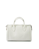 V Italia by VERSACE Womens White Leather Satchel Handbag - One Size
