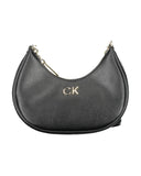 Calvin Klein Women's Elegant Black Chain Shoulder Bag - One Size