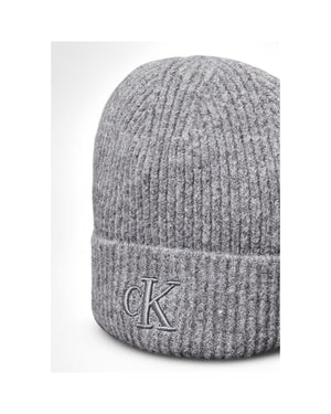 Calvin Klein Women's Gray Acrylic Hat - One Size