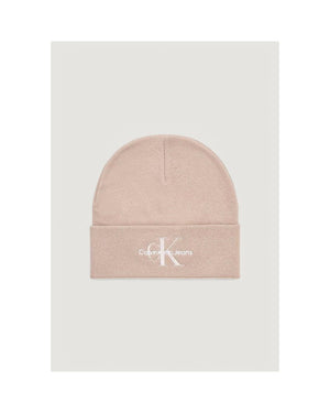 Calvin Klein Jeans Women's Beige Cotton Hat - One Size