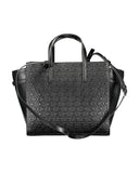 Calvin Klein Women's Elegant Black Recycled Polyester Handbag - One Size