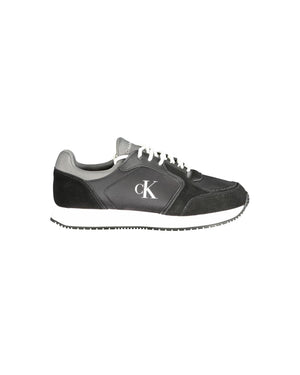 Calvin Klein Men's Black Polyester Sneaker - 43 EU