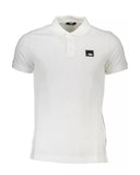 Cavalli Class Men's White Cotton Polo Shirt - M