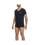 Cavalli Class Men's Blue Cotton T-Shirt - XL