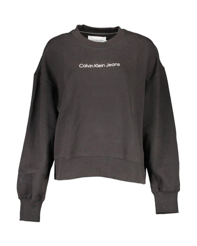 Calvin Klein Women's Black Cotton Sweater - 2XL