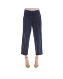 Jacob Cohen Women's Elegant Blue Trousers with Chic Pocket Detail - W27 US
