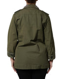 Dolce & Gabbana Women's Military Green Queen Embellished Coat Jacket - 40 IT