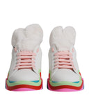 Dolce & Gabbana Women's Multicolor Low Top Trainers Sneakers Shoes - 37.5 EU