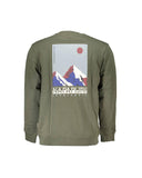 Napapijri Men's Green Cotton Sweater - L