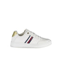 Tommy Hilfiger Women's White Polyester Sneaker - 37 EU