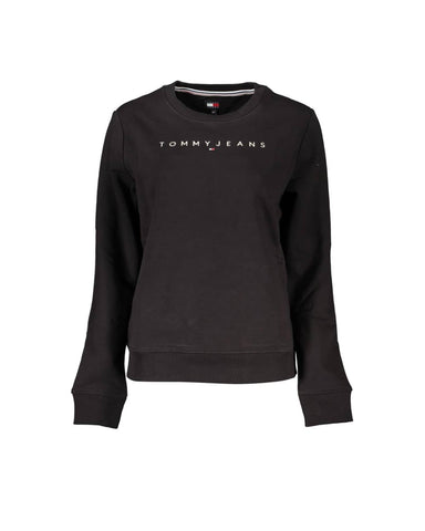 Tommy Hilfiger Women's Black Cotton Sweater - L