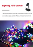 Solar Fairy String Lights 200 LED Outdoor Garden Christmas Party Décor White