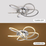 Irie Dimmable 5 Lights LED Ceiling Light - Chrome