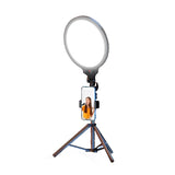 Full-Screen Selfie Ring Light Tripod Set For Live Stream - 210Cm Height