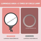 Full-Screen Selfie Ring Light Tripod Set For Live Stream - 210Cm Height