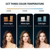 Rechargeable Clip Fill Light - 60 Leds 3 Light Modes Front & Back Clip A Type Blue