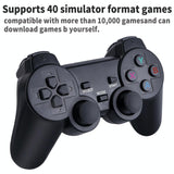 64Gb 4K Retro Game Stick + 2 Wireless Gamepads & 10 000+ Pre-Installed Games