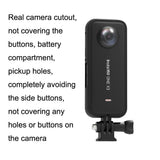Panoramic Sports Camera With Plastic Protection For Insta360 X3
