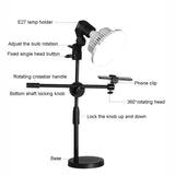 Desktop Photography Stand Kit With Mushroom Fill Light