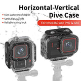 60M Waterproof Dive Shell For Magisn Camera - Horizontal & Vertical Shooting