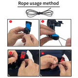 Universal Motorcycle Helmet Mount For Gopro Dji And Sjcam Cameras