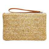 Beach Straw Clutch Coin Purse For Summer Fun
