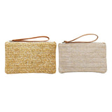 Beach Straw Clutch Coin Purse For Summer Fun