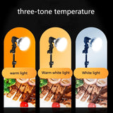 700W Mushroom Lamp & Tripod For Mobile Phone Photography