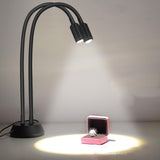 Adjustable Double-Head Led Jewelry Table Lamps For Live Photos