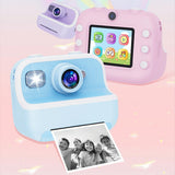 Blue Children'S Thermal Camera With Dual-Camera 1080P Hd 2400W Pixel 2.4-Inch Display