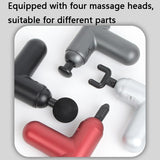 Silver Mini Vibrating Fascia Massage Gun