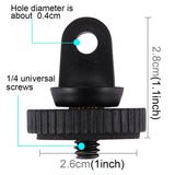 Universal 1 / 4 Tripod Mount For Gopro Hero 12
