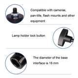 2-Pack Flash Light Stand Adapter For Photography Tripods