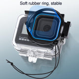 Waterproof Case With Lens Cap For Gopro Hero8 - 58Mm Filter Adapter