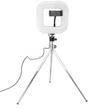 Dimmable Square Led Light With Tripod And Phone Holder