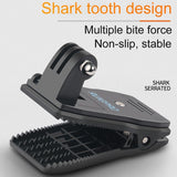 360 Degree Backpack Mount For Gopro Dji And Other Action Cameras - Rotating Clip Clamp