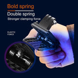 360 Degree Backpack Mount For Gopro Dji And Other Action Cameras - Rotating Clip Clamp