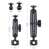 Car Seat Mount For Action Cameras - 21Mm Ballhead With Tripod Adapter