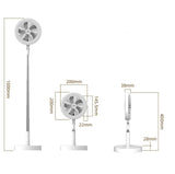 Multi-Function Rechargeable Fan Lamp With Telescopic Bracket