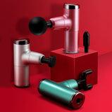 Electric Shock Muscle Massage Gun - Silver Pocket