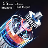 Electric Shock Muscle Massage Gun - Silver Pocket